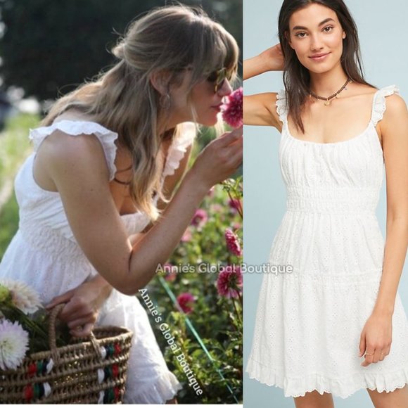 Anthropologie Dresses & Skirts - ANTHROPOLOGIE Eloise Eyelet Ruffled Dress, NWT